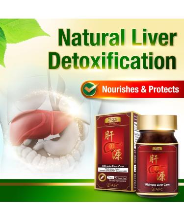 AFC Japan Ultimate Liver Care Liver Cleanse Detox Formula for Fatty Liver Amino Acid L-Ornithine Liver Health Support Supplement 90 capsules - Buy Online on GoSupps.com