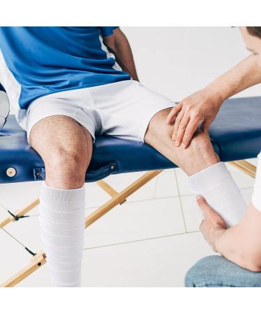 Kasyat Calf Compression Sleeve for Men & Women | Soccer Leg Support Sock | White - Buy Online on GoSupps.com