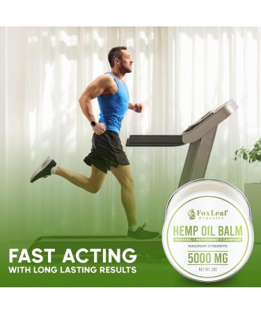 FOXLEAF Organic Hemp Oil Balm with Arnica, Camphor & Menthol - Soothes Muscles, Joints & Back Pain - Made in USA - Buy Online on GoSupps.com