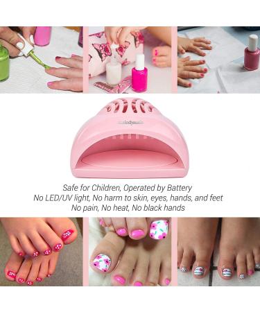 MelodySusie Portable Kids Nail Dryer - Mini Nail Fan Quick Dry for Regular Nail Polish - Safe for Hands & Skin - Children's Gift - Ideal for Girls - Buy Online on GoSupps.com