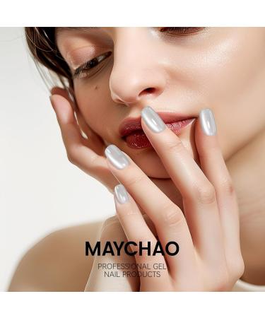 MAYCHAO 15ML Cat Eye Gel Nail Polish 1Pc Glassy Bronze Cat Eye Nail Polish with Magnet Soak off Holographic Magnetic Gel Polish for Nail Art Manicure Salon DIY at Home 0.5 OZ - Buy Online on GoSupps.com