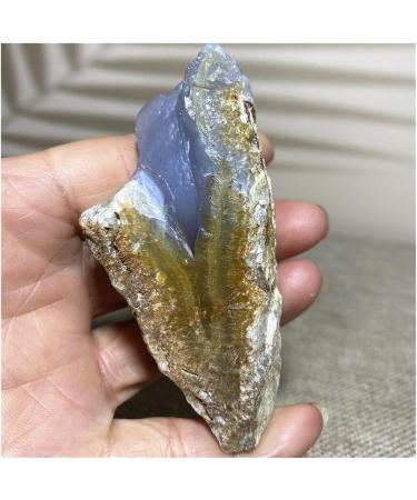 Gemstones and Crystals 80-100g Natural Raw Blue Lace Agate Chalcedony Geode Gemstone Lrregular Rough Crystal Stone Quartz Minerals Specimen Stone Mineral Specimen - Buy Online on GoSupps.com