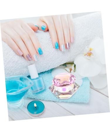 Ipetboom 1pc Nail Art Crystal Cup Glass Dappen Dish for Acrylic Clear Container Shot Glass with Lid Nail Liquid Bowl Glass Dappen Cup Small Crystal Art Glass Variety Pink Love Cup 7.5x6cm Pink - Buy Online on GoSupps.com