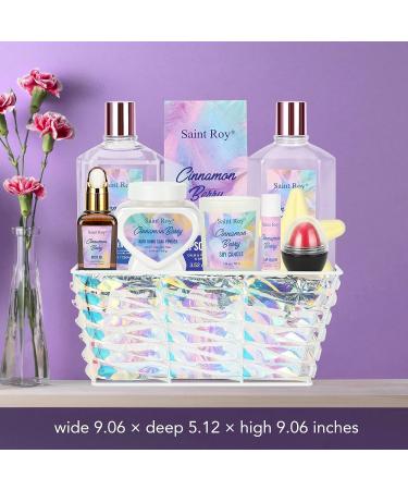 Cinnamon Berry Spa Gift Set for Women - 11Pcs Bath and Body Gift Set | Relaxing Birthday Gifts with Bubble Bath, Body Oil, Candle & More - Buy Online on GoSupps.com