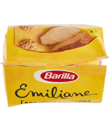  Italian Gourmet E.R. Barilla Pasta Le Emiliane Pack of 4 egg-filled pasta with 100% fresh Italian eggs ideal in broth or sauce 4 x 250g + gourmet Italian polpa 400g - Buy Online on GoSupps.com