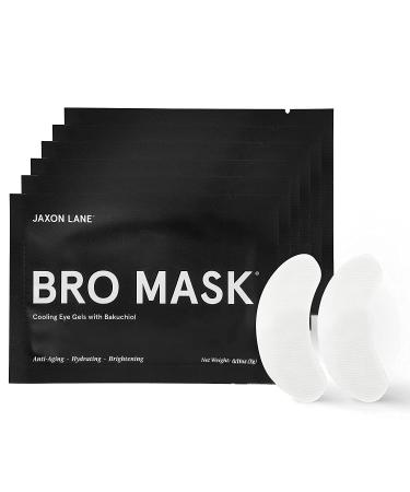 Bro Mask Under Eye Gel Pads - Cooling Eye Patches for Dark Circles and Puffiness | Anti-Aging Hydrogel Patch Set with Bakuchiol, Green Tea, Hyaluronic Acid, Caffeine, Niacinamide - 24 Pairs - Buy Online on GoSupps.com