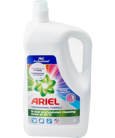 Ariel Professional Colour Liquid Detergent 90 Washes - 4950ml - Long-Lasting Formula - Buy Online on GoSupps.com