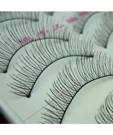Stay & Me 10 Pairs 3D Magnetic False Eyelashes - Natural Long Thick Reusable Handmade for Cosplay - Black Water Mane - Buy Online on GoSupps.com