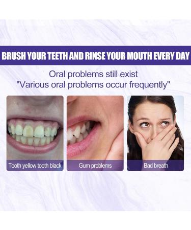 Verdant Touch Toothpaste for Sensitive Teeth Whitening Toothpaste Odor Stain Removal Refreshing Dental Care Color Correcting Purple Toothpaste 30ml - Buy Online on GoSupps.com