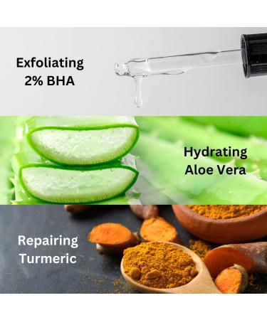 Kings Care Men's Face Mask Skin Care Kit (6 Pack) - Turmeric Anti-Acne & Aloe Vera Soothing, 2% BHA Salicylic Acid Sheet Mask - Hydrating, Brightening, Pore Refining - Buy Online on GoSupps.com