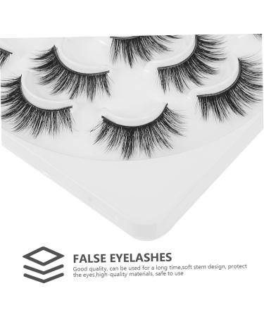 Beavorty False Thick Eyelashes 7 Pairs Fake Eyelashes Eyelashes Fake Lashes Thick Eyelashes Artificial Eyelashes Stage Eyelash Black Set 8d Imitation Artificial Eyelashes Wispy Eyelashes - Buy Online on GoSupps.com