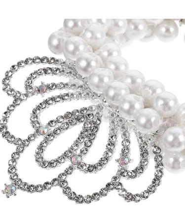 minkissy Girls Hair Accessories Pearl Hair Scrunchies Girls Hair Ties Pearl Hair Tie with Crown Pearl Hair Ties Ponytail Headband Pearl Beading Child Alloy South Korea Little Girl - Buy Online on GoSupps.com