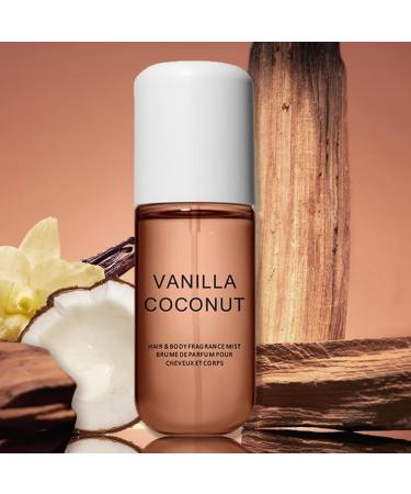 Koec Vanilla Coconut Perfume Coconut Vanilla Perfume Body Mist Travel Size Body & Hair Fragrance Mist 50 Ml Travel Size Long Lasting Perfume Spray (vanilla cocount) - Buy Online on GoSupps.com