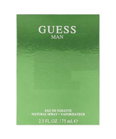 GUESS Man by GUESS Eau De Toilette Cologne Spray for Men 2.5 Fl Oz 2.5 Fl Oz (Pack of 1) - Buy Online on GoSupps.com