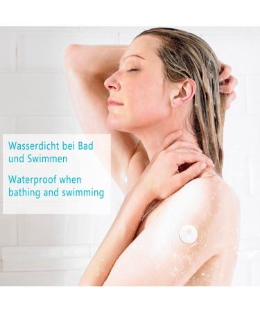 Freestyle Adhesive Patches 55 Pack for Libre 1/2/3 - Waterproof Sensor Covers - Pre-Cut CGM Tape - Long Fixation - Transparent - No Glue in Center - Buy Online on GoSupps.com