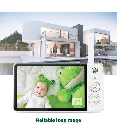 LeapFrog LF930HD 1080p Smart WiFi Baby Monitor with 360 Pan, Tilt & 8X Zoom | 7 HD Display, Night Light, Night Vision, Two-Way Intercom & Smart Sensors - Buy Online on GoSupps.com