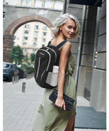 ZOMAKE 25L Packable Backpack - Lightweight & Water Resistant Daypack for Travel (Black) - Buy Online on GoSupps.com