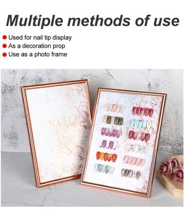 Nail Art Showing Holder Acrylic Nail Art Display Holder Nail Art Color Chart Display Board Stand Nail Tip Gel Polish Color Display Card Frame - Buy Online on GoSupps.com
