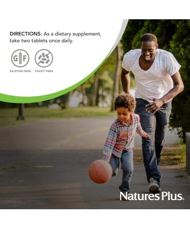 NaturesPlus Men's Ultra Hair Plus - 60 Tablets | All-Natural Hair Growth Supplement for Men | Promotes Fuller, Healthier Hair | Gluten-Free - Buy Online on GoSupps.com