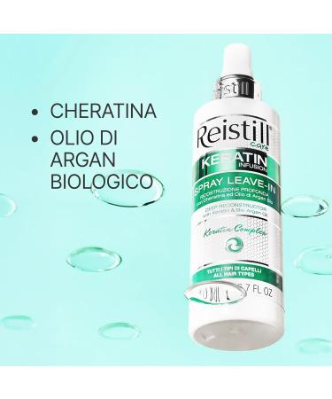 Restill Keratin Infusion Restructuring Leave-in Spray - Spray capillaire avec des acides gras de la vitamine E et de l'huile d'argan - Pour tous les types de cheveux - 200 ml - Buy Online on GoSupps.com