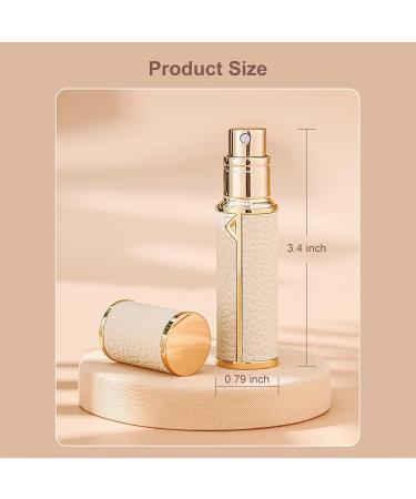 Portable Mini Refillable Atomizer - Cowhide Travel Perfume Bottle (5ml) | Perfect for Travel & Business - Buy Online on GoSupps.com