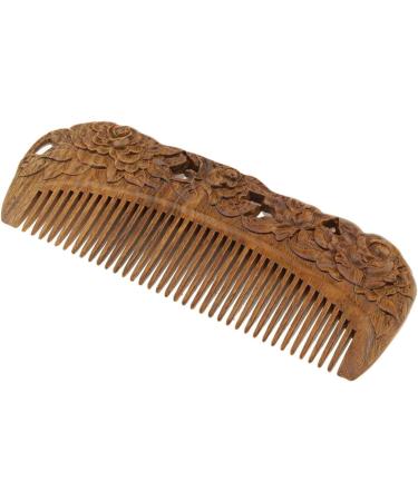 BbteK Combing Brush for Men and Women Hair Comb Retro Wooden Hair Comb Wide Tooth Massage Comb Hairdressing Comb Styling Tools Barber Comb Comb for Curly Hair Comb - Buy Online on GoSupps.com