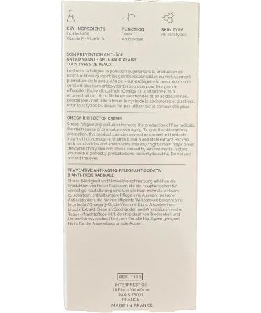 CHRISTIAN BRETON PARIS Omega Rich Detox Cream 50ml - Buy Online on GoSupps.com