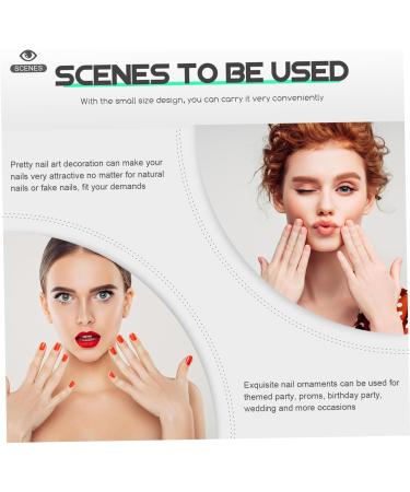 FRCOLOR Nail Decor 20pcs Christmas Decorations Heart Decorations Christmas Ornament Women Manicure Supplies Manicure Decors Manicure Charms Manicure Decoration Girl Alloy Nail Gem - Buy Online on GoSupps.com