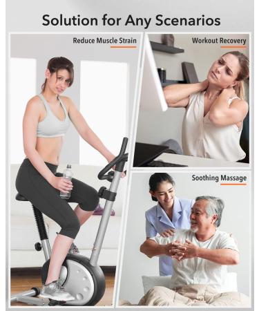 Deep Tissue Percussion Massage Gun for Athletes - Pain Relief with Brushless Motor & 6 Heads | White - Buy Online on GoSupps.com