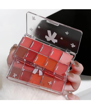 Lip Gloss Palette 10 Colors Lip Makeup Palette Moisturizing Lipstick Makeup Kit Jelly Lip Makeup Palette NonSticky for Costume 03 refer to the description - Buy Online on GoSupps.com