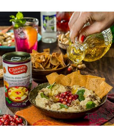 Chtoura Garden - Canned Eggplant Puree - (Baba Ghannouge) from Lebanon 370 grams - Buy Online on GoSupps.com