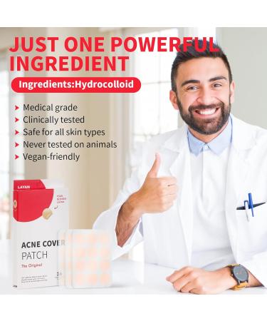 Original Hydrocolloid Acne Pimple Patch - Invisible Spot Stickers for Face & Skin Perfect for Teens - Blemish Coverage & International Shipping - Buy Online on GoSupps.com