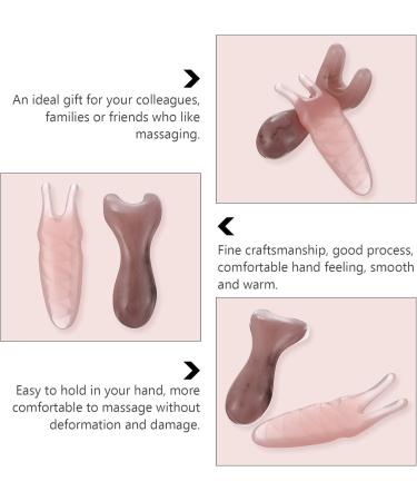 2in1 Gua Sha Stick & Crystal Massage Tool - Facial Acupressure & Body Scraping for Dead Skin - Natural Jade & Beeswax - International Shipping - Buy Online on GoSupps.com