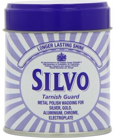 6 x Silvo Wadding Duraglit Polish Silver Gold 75g Tins by Silvo - Buy Online on GoSupps.com