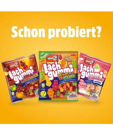 Buy nimm2 Lachgummi - 18 x 200g Fruit Gum with Juice & Vitamins | International Shipping Available - Buy Online on GoSupps.com