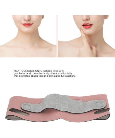 Verdant Touch V Shaped Slimming Face Belt V Line Lifting Strap Facial Slimming Strap V Shaped Face Lifting Belt Bandage Breathable Soft Pink M Size - Buy Online on GoSupps.com