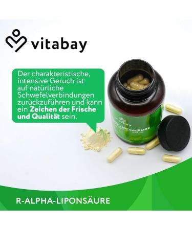 VITABAY R-Alpha Lipoic Acid 300mg - 360 Vegan Capsules | High-Dose Antioxidant | Bioavailable & Lab-Tested | Premium Quality 3-Pack - Buy Online on GoSupps.com