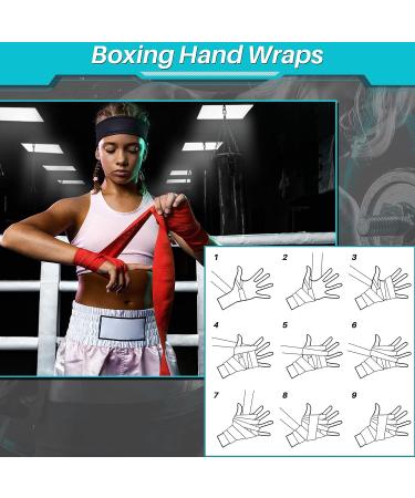 Junkin 12 Pairs Boxing Hand Wraps - Mexican Style for MMA & Martial Arts - Buy Online on GoSupps.com