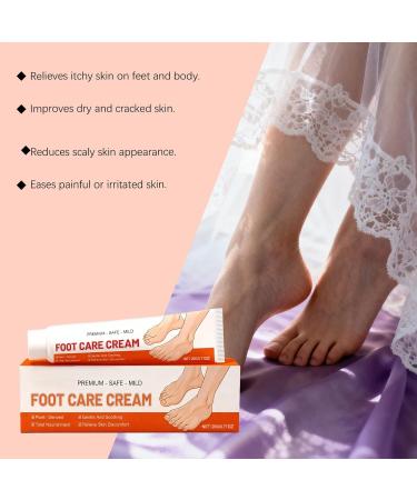  JINGLING JINGLING Foot Cream Softening Moisturizer Nourishing Butter for Heel Care for Cracked Feet Dead Skin Knees Elbows Body Night Day Travel Winter Men and Women - Buy Online on GoSupps.com