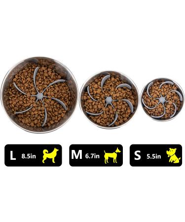Keegud Slow Feeder Dog Bowl Insert 36 Octopus Suction Cups - Large & Medium Breed - Cuttable - Compatible with Regular & Elevated Bowls - Buy Online on GoSupps.com
