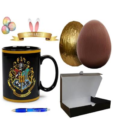 Harry Potter Hogwarts Easter Set with coffee mug and Easter egg in a gift box with Premier Life Store Pen