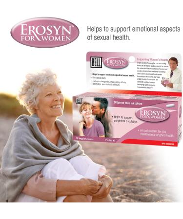Bell Erosyn for Women |Developed to Support Emotional Aspects of Women's Sexual Health | One Capsule a Day | Made in Canada Erosyn for Women (Pack of 1) - Buy Online on GoSupps.com