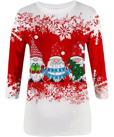 Shop Women's Cotton Long Sleeve Reindeer Elf Christmas Sweater | Cozy Holiday Hoodies & Sweatshirts for Ladies - Sizes 7-H to XXL - Buy Online on GoSupps.com