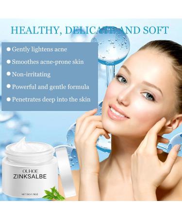 Luyuttn Zinc ointment against pimples with tea tree oil and salicylic acid acne cream for the body antipimple cream pimple removal antiblackhead for face and buttocks back and thighs - Buy Online on GoSupps.com