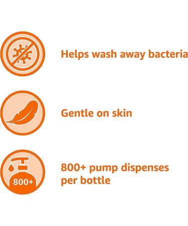 Amazon Basics Liquid Hand Soap Refill - Mango Coconut Water Scent, Triclosan-Free, 56oz - Buy Online on GoSupps.com