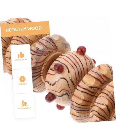 Minkissy 4-Piece Wooden Massage Tool Set - Portable Body Roller & Unicorn Headband for Fitness & Relaxation - Buy Online on GoSupps.com
