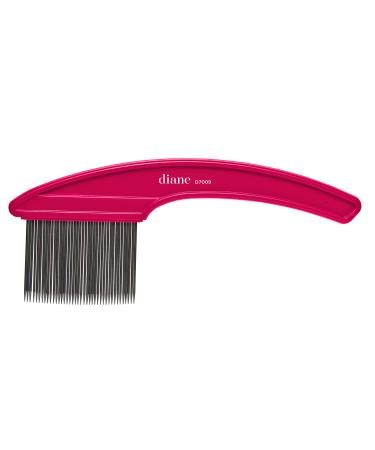 Diane D7009 Metal Tooth Lice Comb With Handle