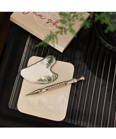 Rena Chris Stainless Steel Gua Sha & Acupuncture Pen | Reflex Zone Massage Tool for Muscle Tension Relief - Buy Online on GoSupps.com