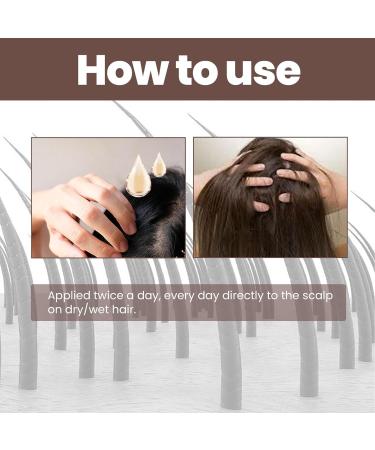 Herbal hair growth serum anti-hair loss hair cream hair growth serum against hair loss for women and men strengthening for healthy hair growth ginger hair oil rapid growth hair treatment 30ml - Buy Online on GoSupps.com