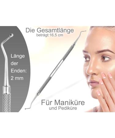 Premium Stainless Steel Nail Lifter & Pedicure Instrument - Corners Foot Care | Specialist Quality Foot Care Tool with Case - Buy Online on GoSupps.com